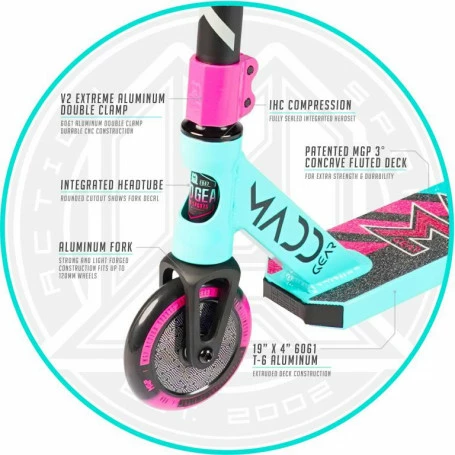 Discount π Madd Gear Kick Pro Teal/Pink β¨ - Image 3