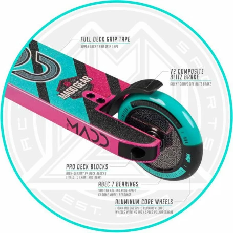 Discount π Madd Gear Kick Pro Teal/Pink β¨ - Image 4