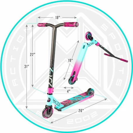 Discount π Madd Gear Kick Pro Teal/Pink β¨ - Image 6