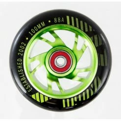 Deals 🎁 Madd Gear 100mm MGP Aero Core Scooter Wheel - Green 😀