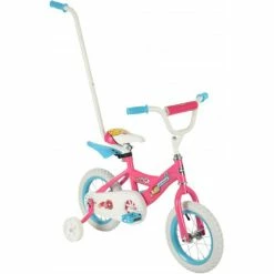 Promo 👏 Huffy - ☀️ Summerland 12in/ 30cm 👧 Girls With Parent Handle Bike 🔥