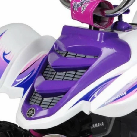 Best Sale 🥰 Yamaha Raptor ATV Ride On White-Pink 12 Volt 🔥 - Image 3