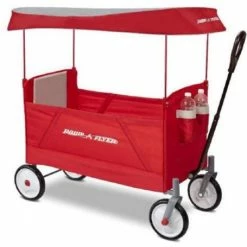 Deals 🌟 Radio Flyer EZ Fold Wagon With Canopy 🎁