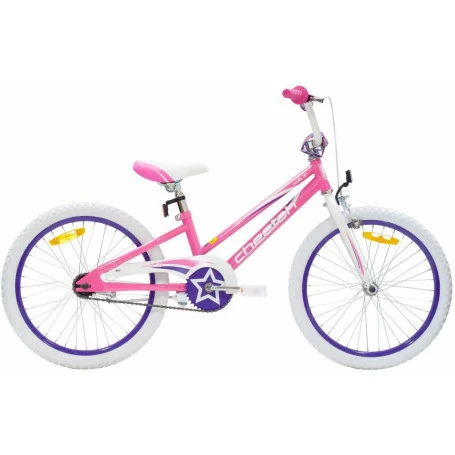 Best deal 𧨠Cheetah Bikes Cheetah - Estella π§ Girls 20 Inch Gloss Pink/White/Purple π―