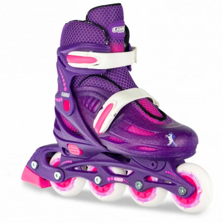 Hot Sale π Crazy Skates 148 Adjustable Inline Skate Purple Glitter | Lge 5-8 π - Image 6