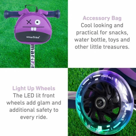 Hot Sale π SmarTrike Scooter T3 Purple 𧨠- Image 5