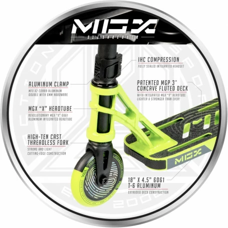 New ❤️ Madd Gear MGX Shredder Black / Green 👍 - Image 2