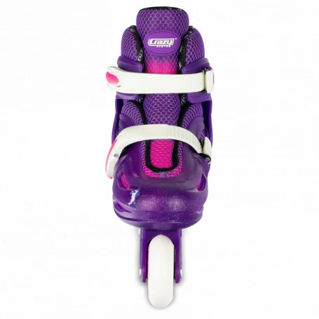 Top 10 π₯ Crazy Skates 148 Adjustable Inline Skate Purple Glitter | Sml J11-1 π - Image 3