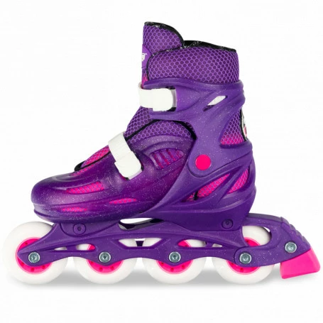 Top 10 π₯ Crazy Skates 148 Adjustable Inline Skate Purple Glitter | Sml J11-1 π - Image 4